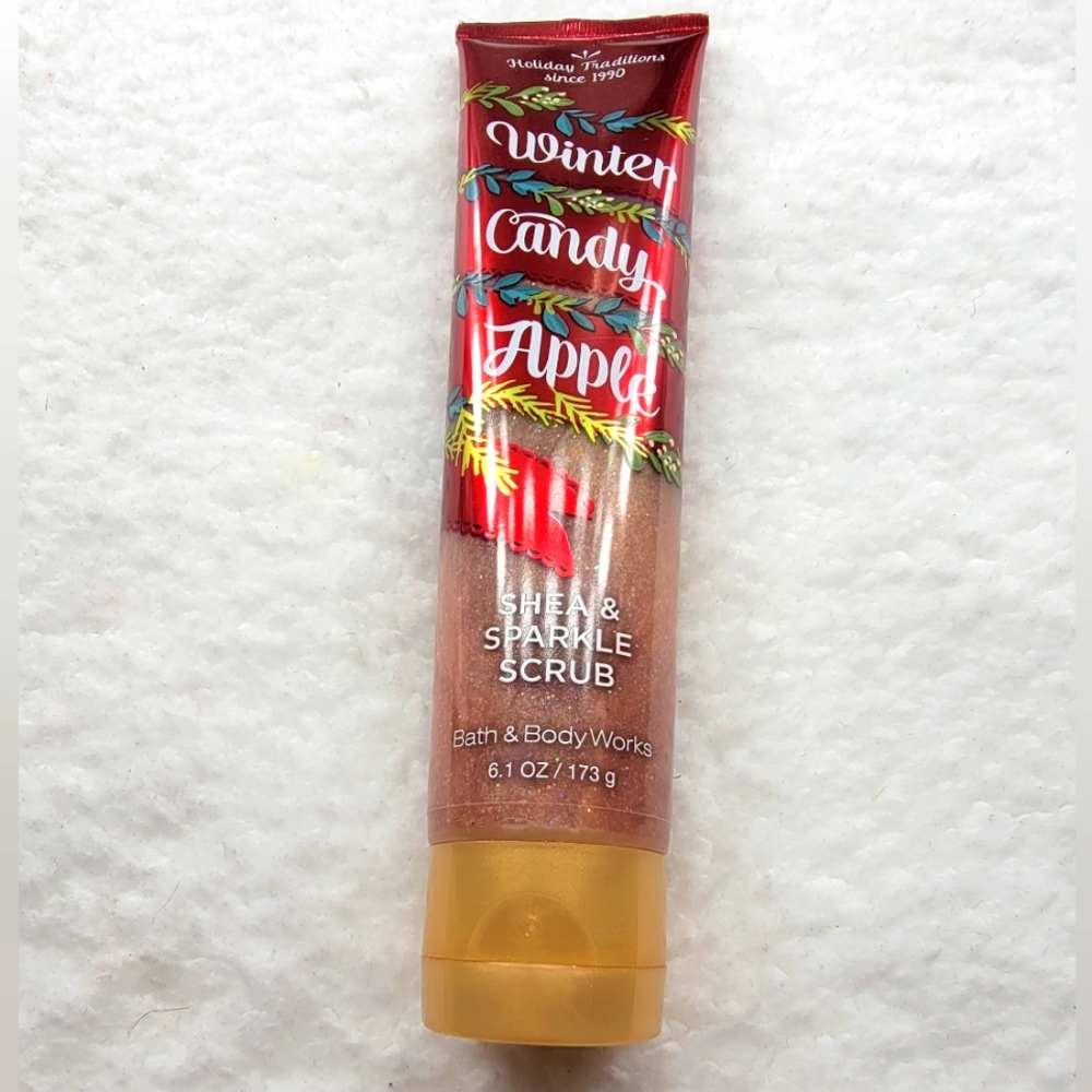 ⏬️CLEARANCE Bath & Body Works Winter Candy Apple Shea & Sparkle Scrub